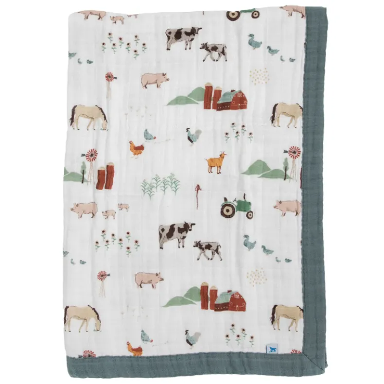 Cotton Muslin Baby Quilt