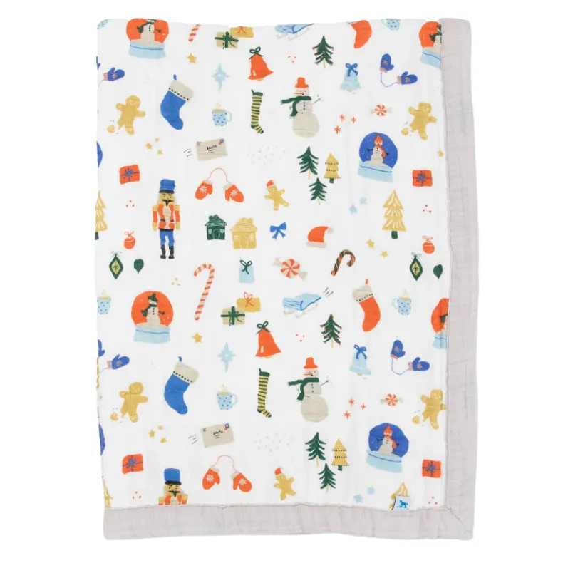 Cotton Muslin Baby Quilt