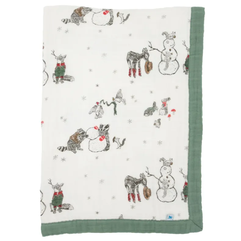 Cotton Muslin Baby Quilt