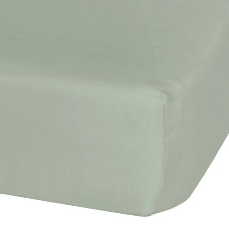 Cotton Muslin Fitted Sheet