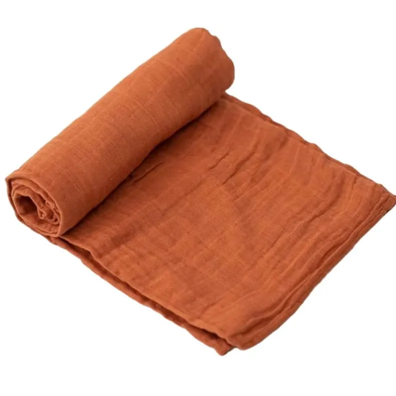 Cotton Muslin Swaddle - Solid Colours