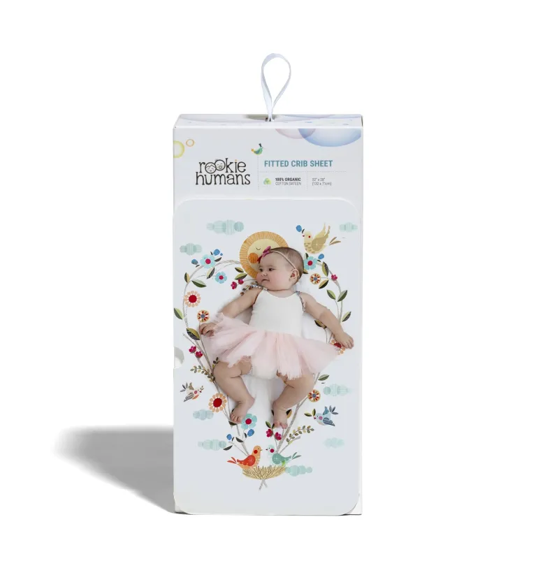 Crib Sheet - Love Blooms (Satin)