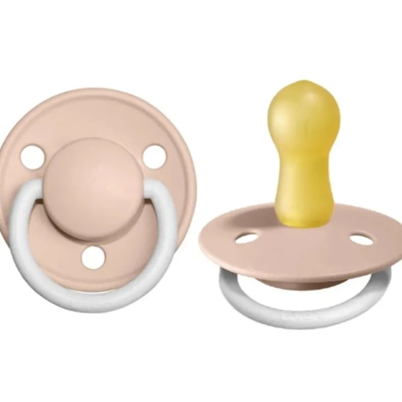 De Lux Natural Rubber Latex Pacifier - 2 Pack