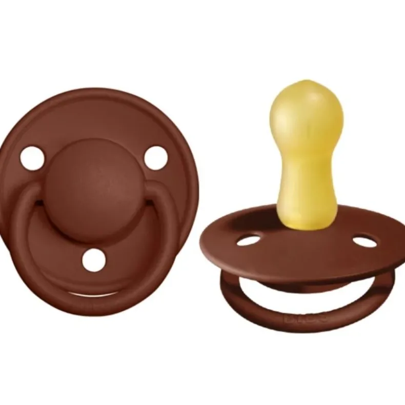 De Lux Natural Rubber Latex Pacifier - 2 Pack