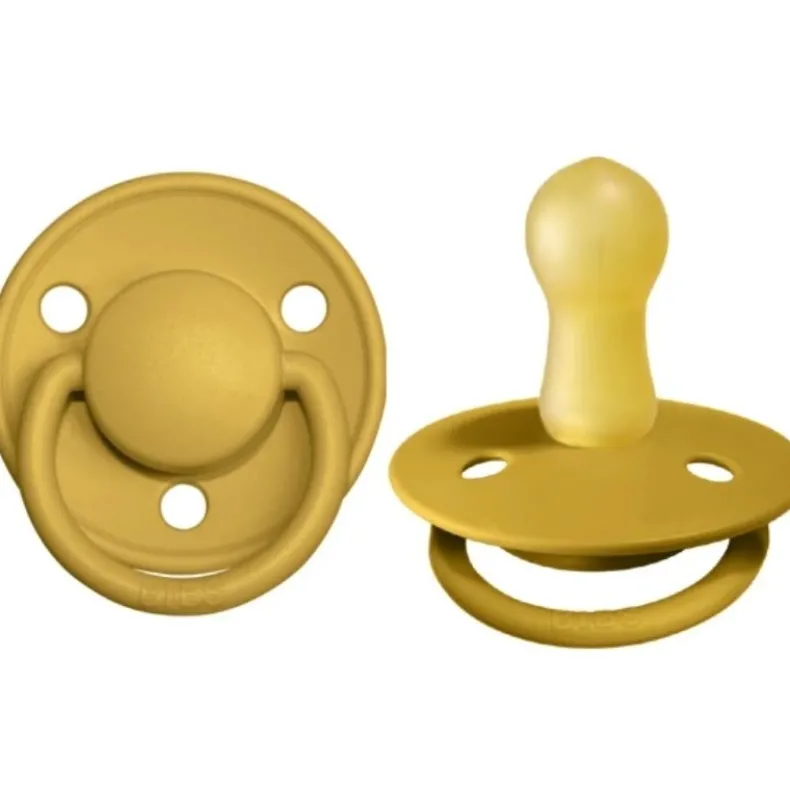 De Lux Natural Rubber Latex Pacifier - 2 Pack