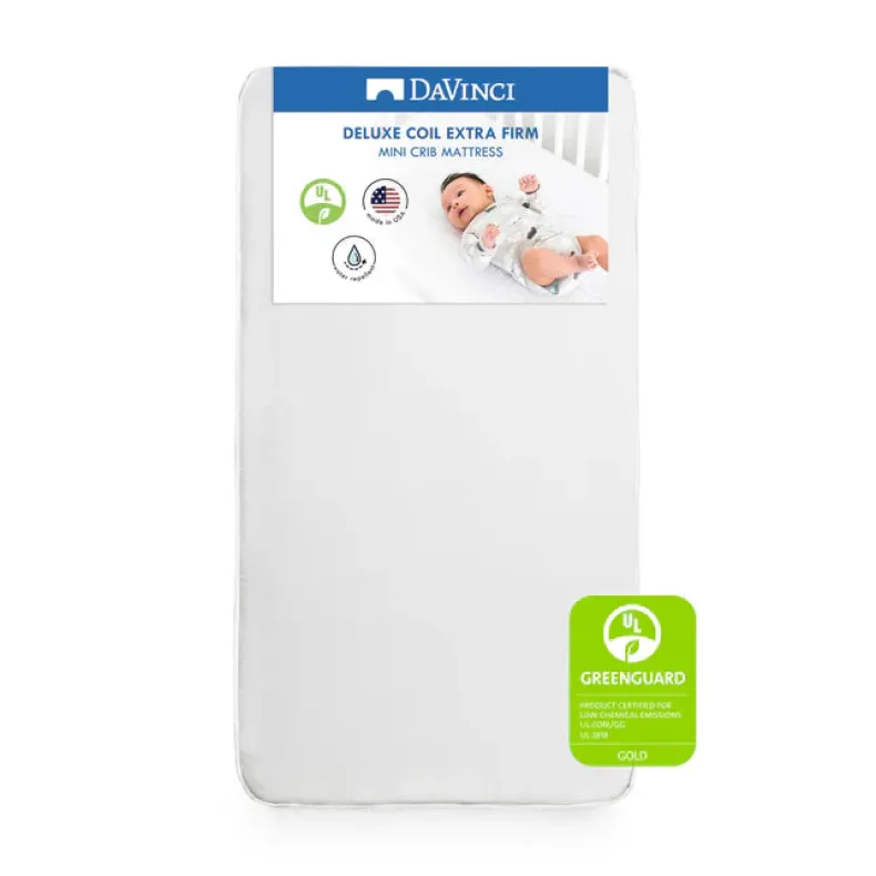 Deluxe Coil Extra Firm Mini Crib Mattress