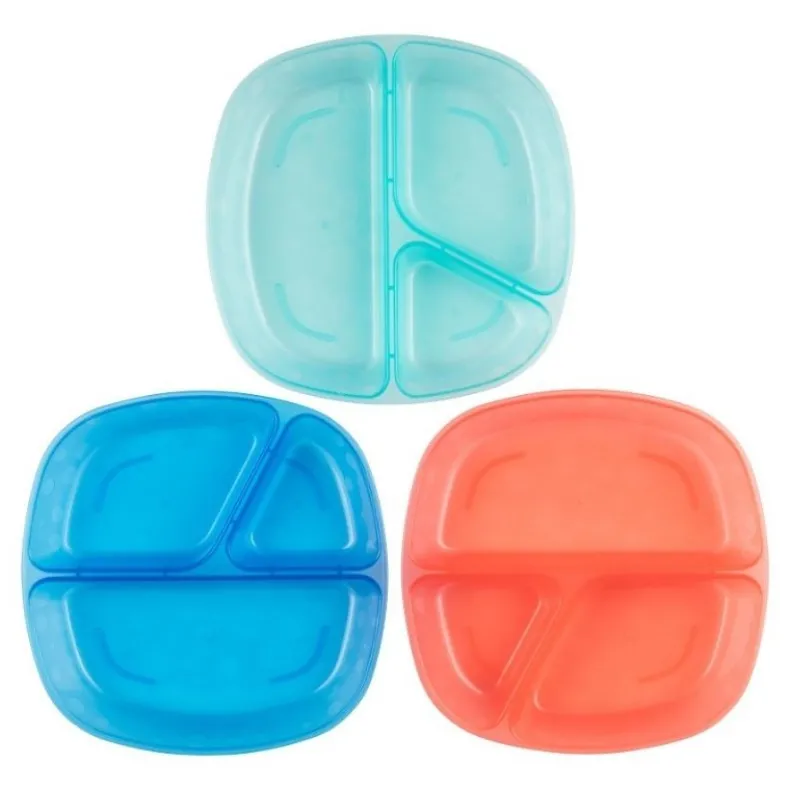 Divided Plates - 3 Pack