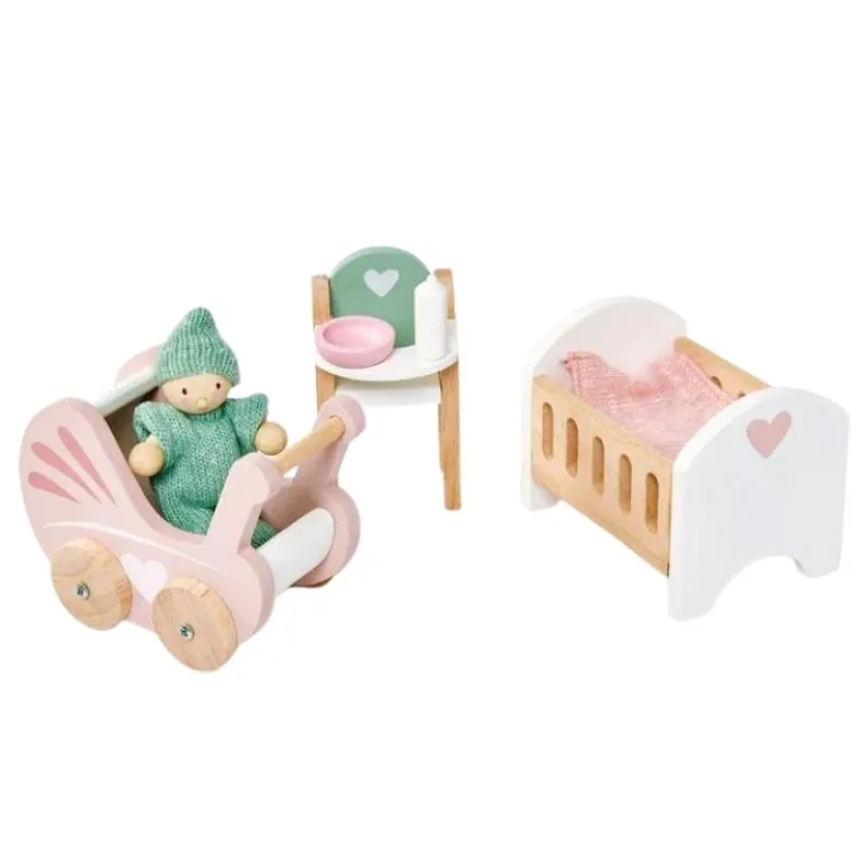 Dovetail Doll House Nursery Set