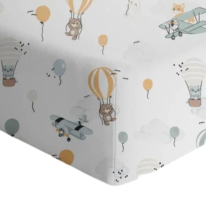 Fitted Cotton Crib Sheet