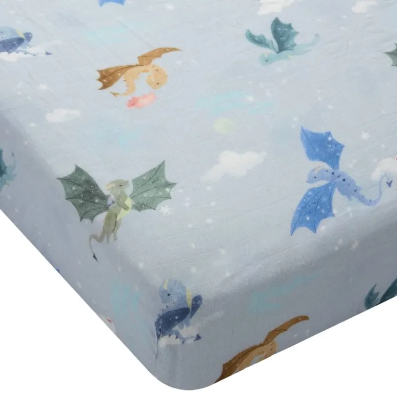 Fitted Muslin Crib Sheets