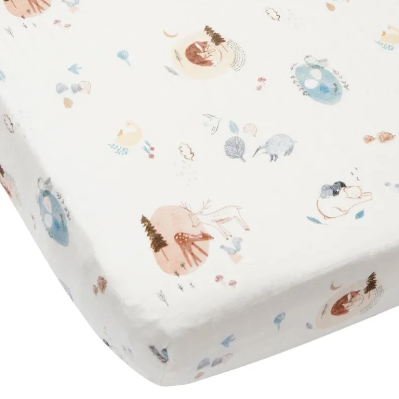 Fitted Muslin Crib Sheets