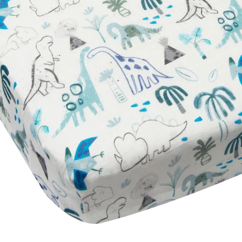 Fitted Muslin Crib Sheets