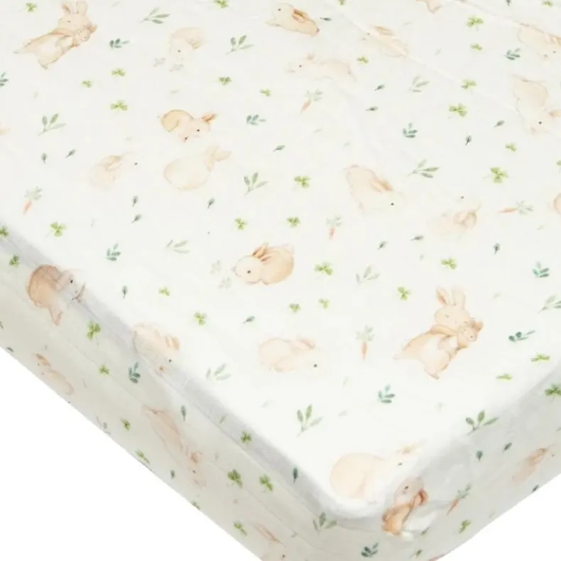 Fitted Muslin Crib Sheets