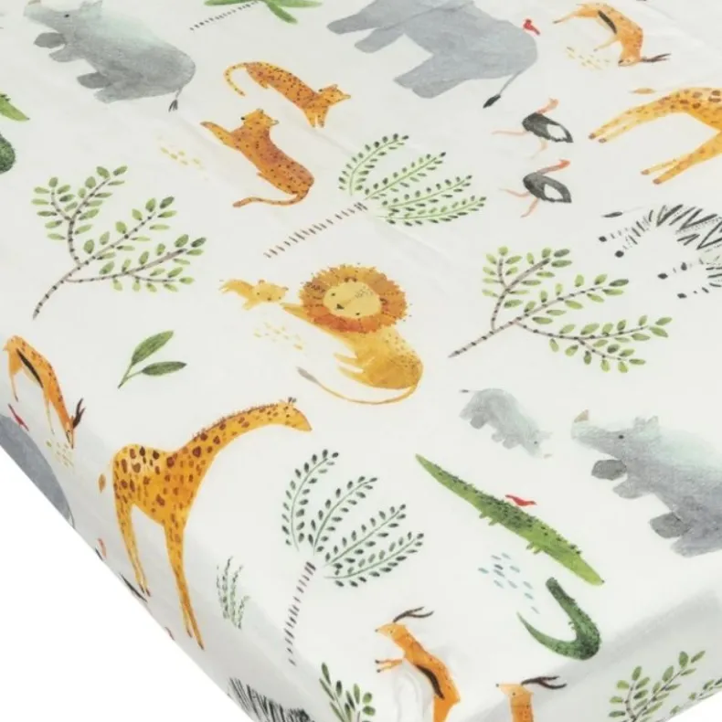 Fitted Muslin Crib Sheets