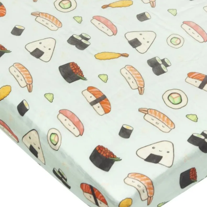 Fitted Muslin Crib Sheets