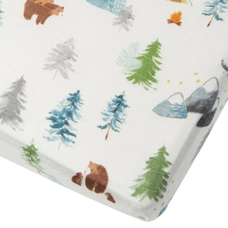 Fitted Muslin Crib Sheets