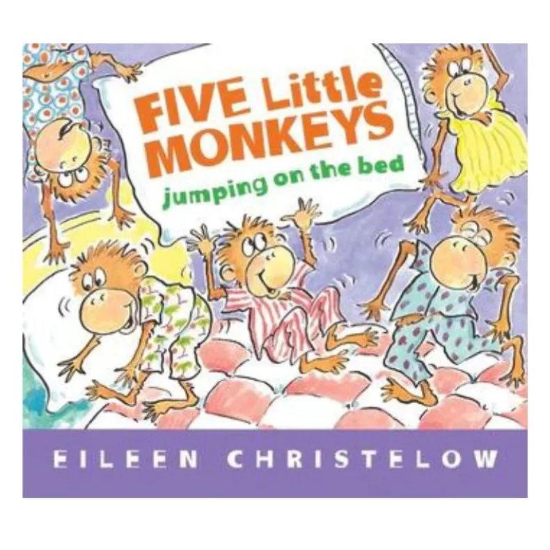 Five Little Monkeys Jumping on the Bed Padded Board Book