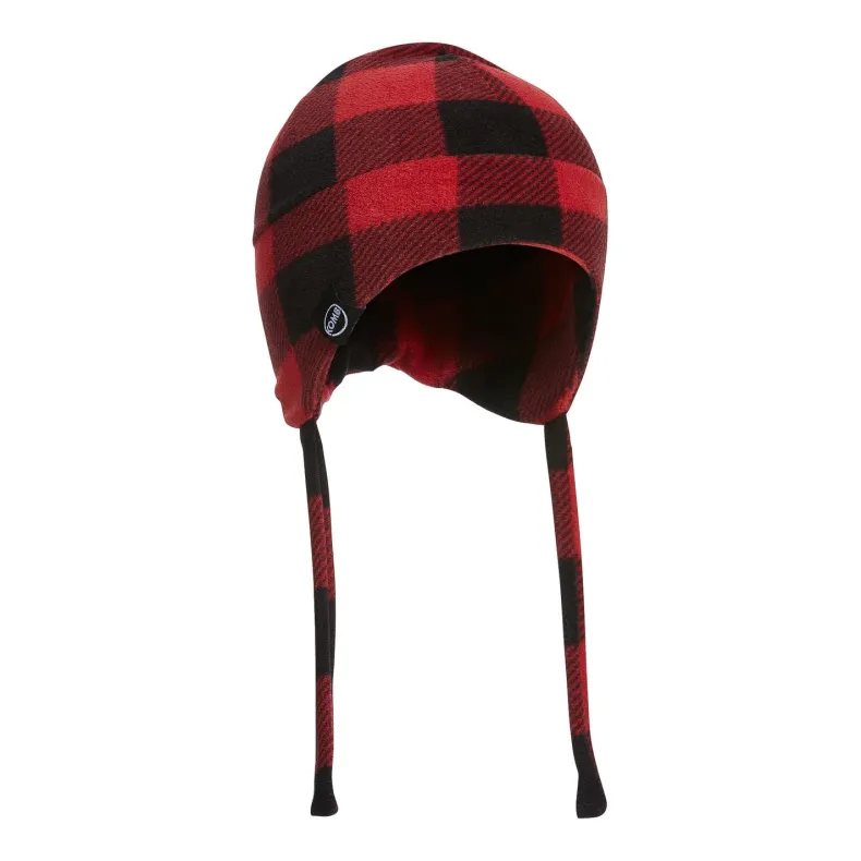 Fleece Plaid Beanie