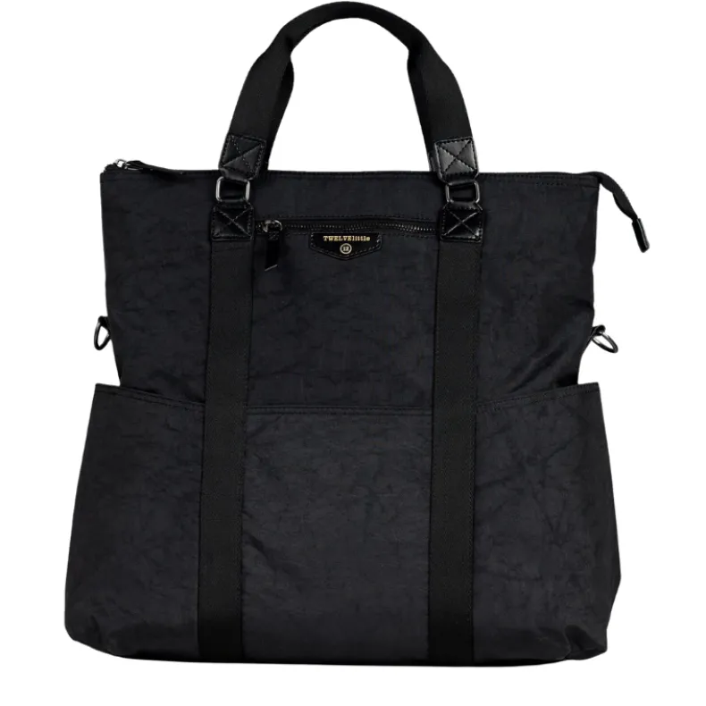3-IN-1 Foldover Tote - Black