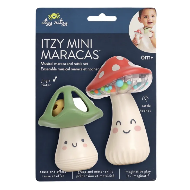 Itzy Mini Maracas Musical Rattle Set