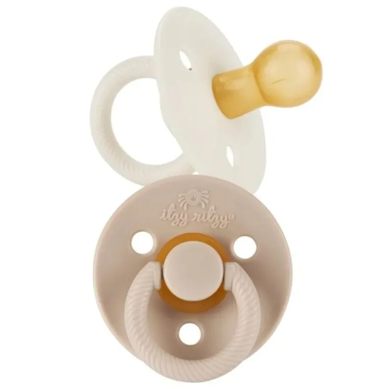 Itzy Soother Natural Rubber Pacifier - 2 Pack