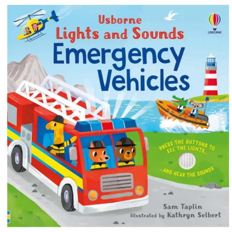 Lights and Sounds Emergency Vehicles Book