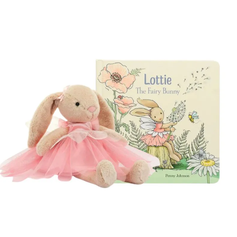 Lottie Fairy Bunny Book + Plush Bundle