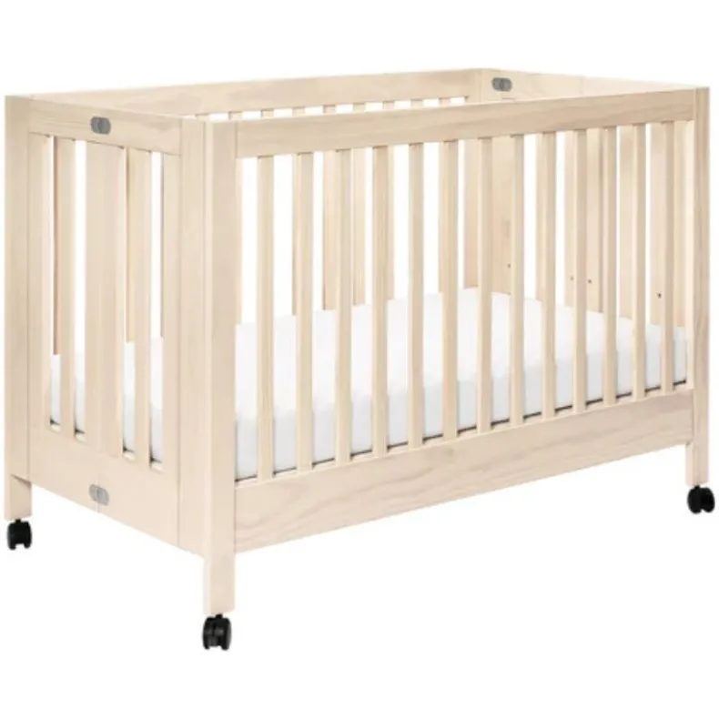 Maki Portable Folding Crib with Toddler Bed Conversion Kit