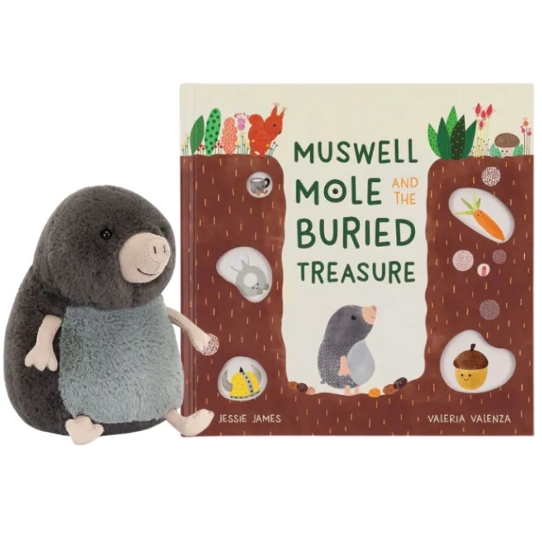 Muswell Mole and the Buried Treasure Book and Plush Bundle