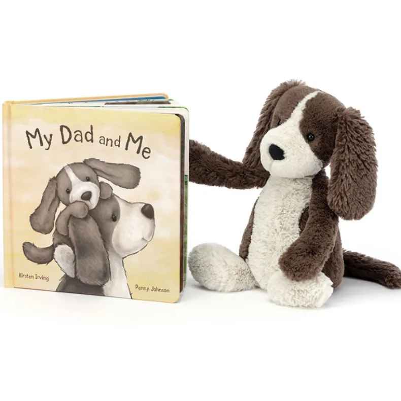 My Dad and Me Book & Bashful Fudge Puppy Bundle