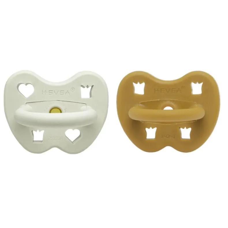 Natural Rubber Pacifier - 2 Pack