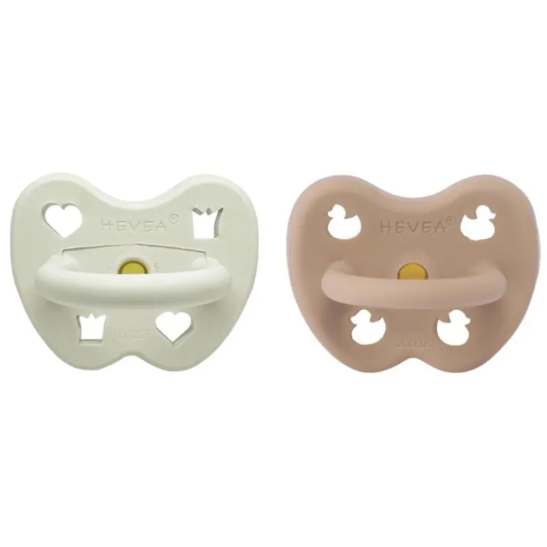 Natural Rubber Pacifier - 2 Pack