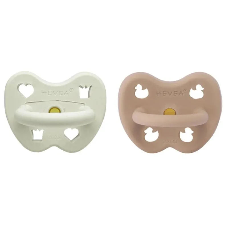 Natural Rubber Pacifier - 2 Pack
