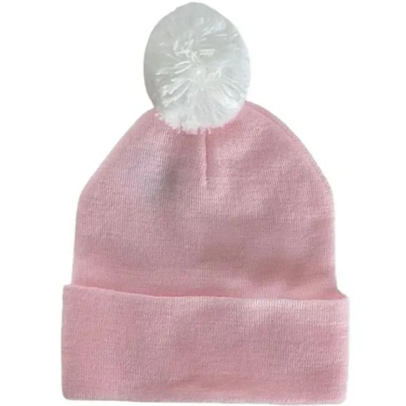 Newborn Knitted PomPom Hat