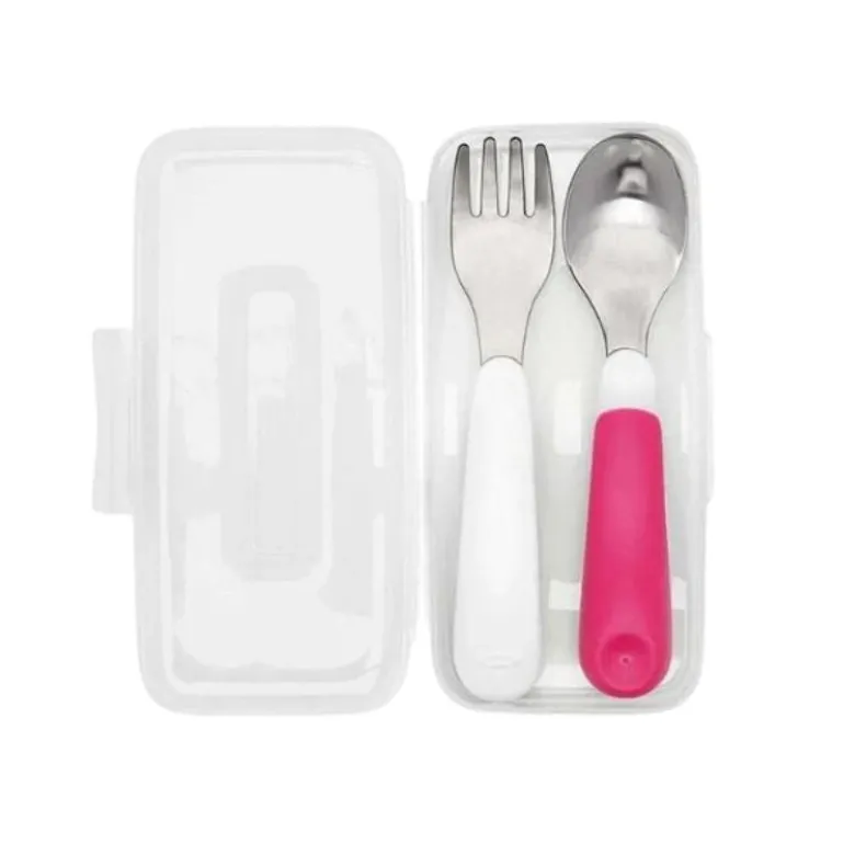 On-the-Go Fork & Spoon Set with Case