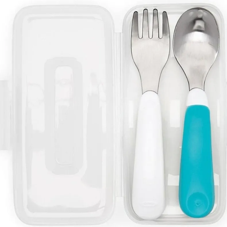 On-the-Go Fork & Spoon Set with Case