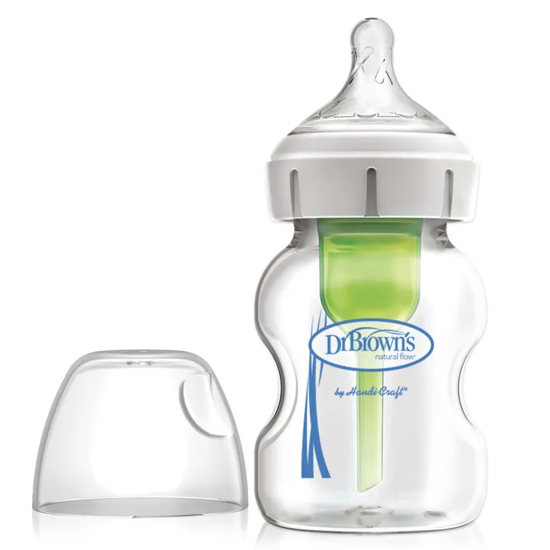 Options+ 5oz Glass Wide-Neck Bottle