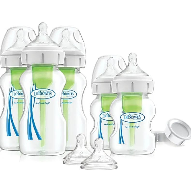 Options+ Wide Neck Newborn Feeding Set