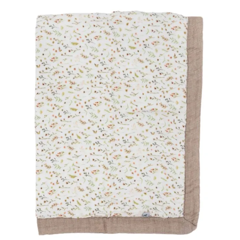 Organic Cotton Muslin Baby Quilt