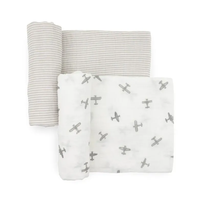 Organic Cotton Muslin Swaddle Blanket - 2 Pack