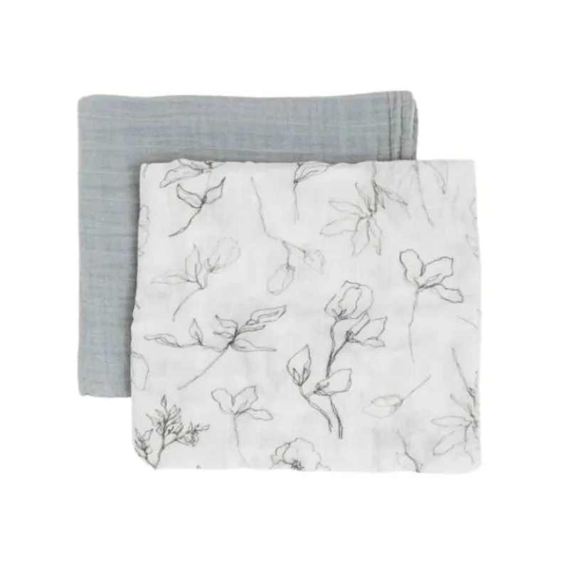 Organic Cotton Muslin Swaddle Blanket - 2 Pack