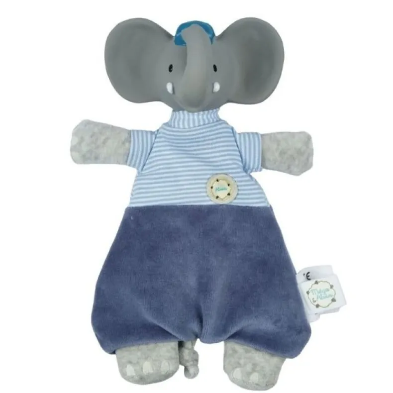 Organic Lovey with Rubber Head