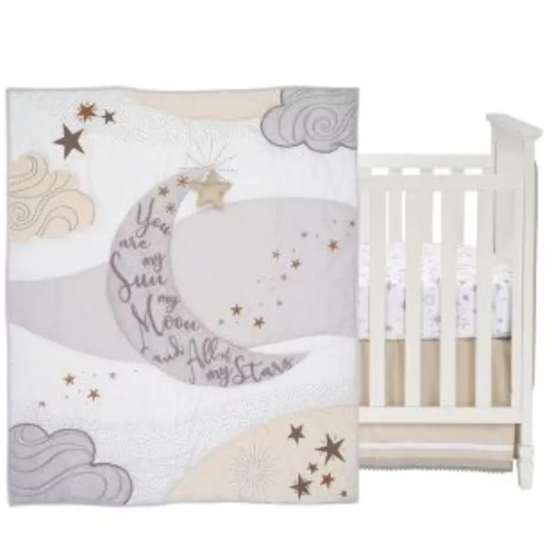 3-Piece Baby Crib Bedding Set
