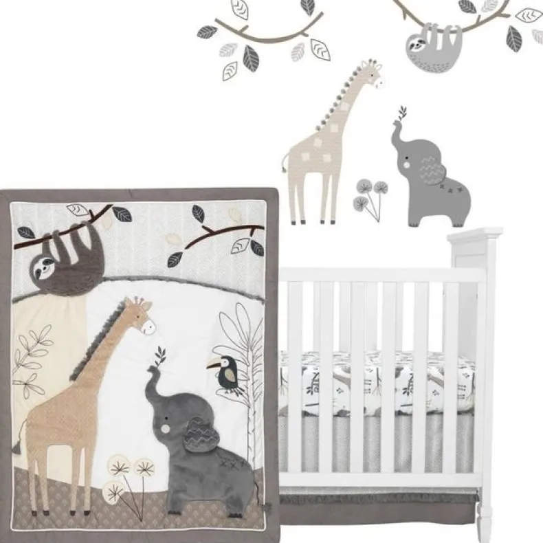 4-piece Crib Bedding Set