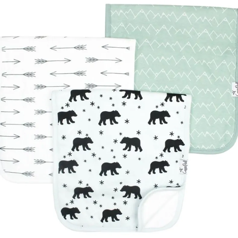 Premium Burp Cloths - 3 Pack