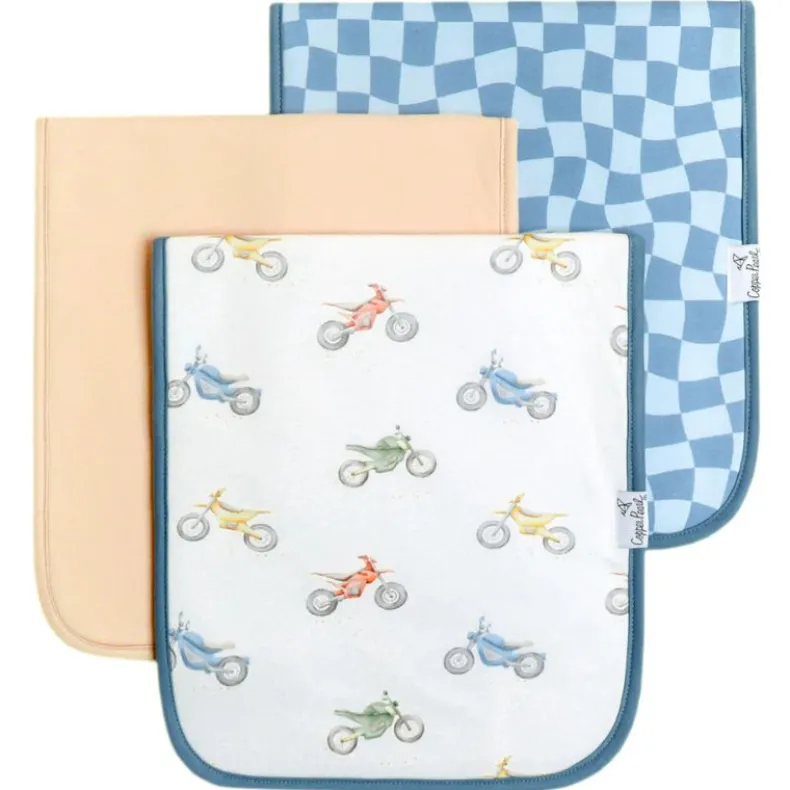 Premium Burp Cloths - 3 Pack