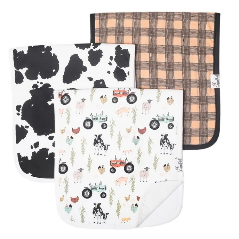 Premium Burp Cloths - 3 Pack
