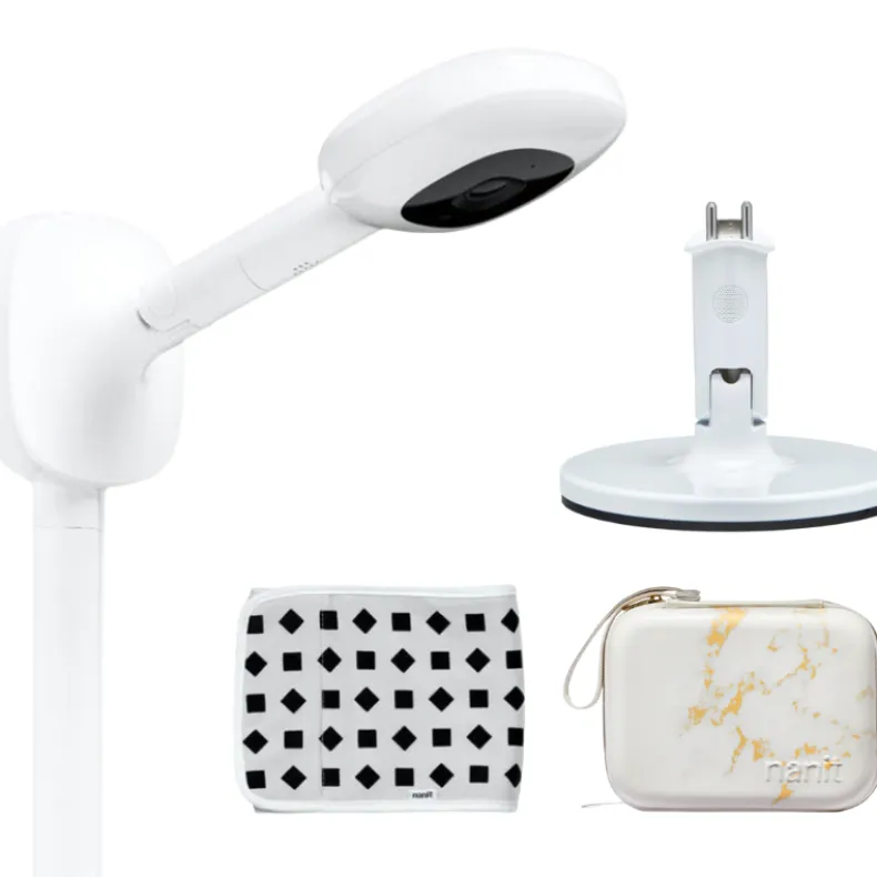 Pro Baby Monitor & Wall Mount + Flex Stand & Travel Case Bundle