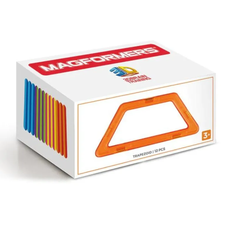 Rainbow Magnetic Shapes - 12 Pieces