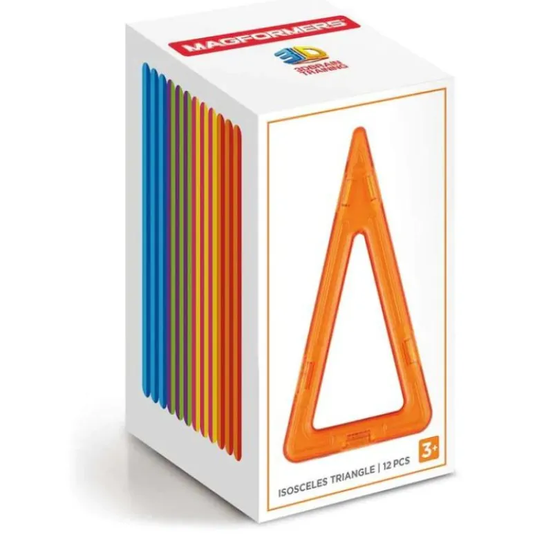 Rainbow Magnetic Shapes - 12 Pieces